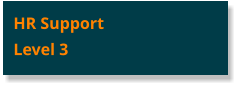 HR SupportLevel 3